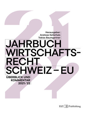 cover image of Jahrbuch Wirtschaftsrecht Schweiz – EU 2021/22